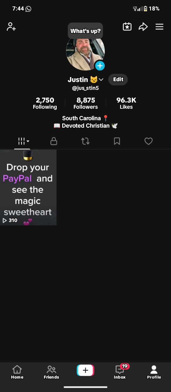 Social Media account screenshot — USA 🇺🇸 5YEARS TIKTOK