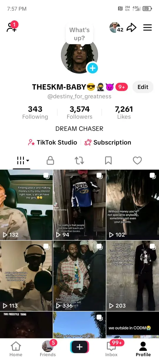Social Media account screenshot — 3 years European 🇬🇧 TikTok