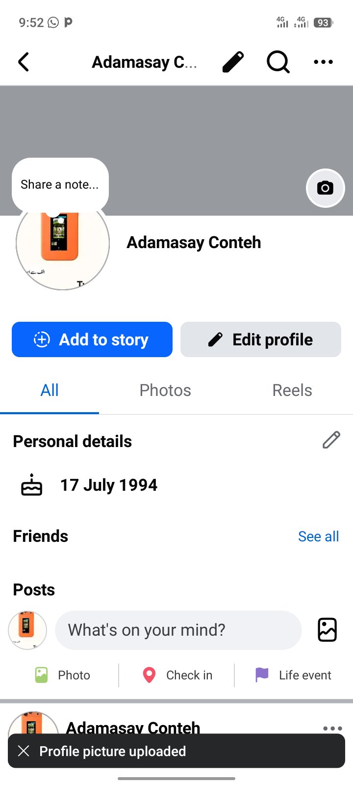 Social Media account screenshot — https://www.facebook.com/profile.php?id=100054211221719