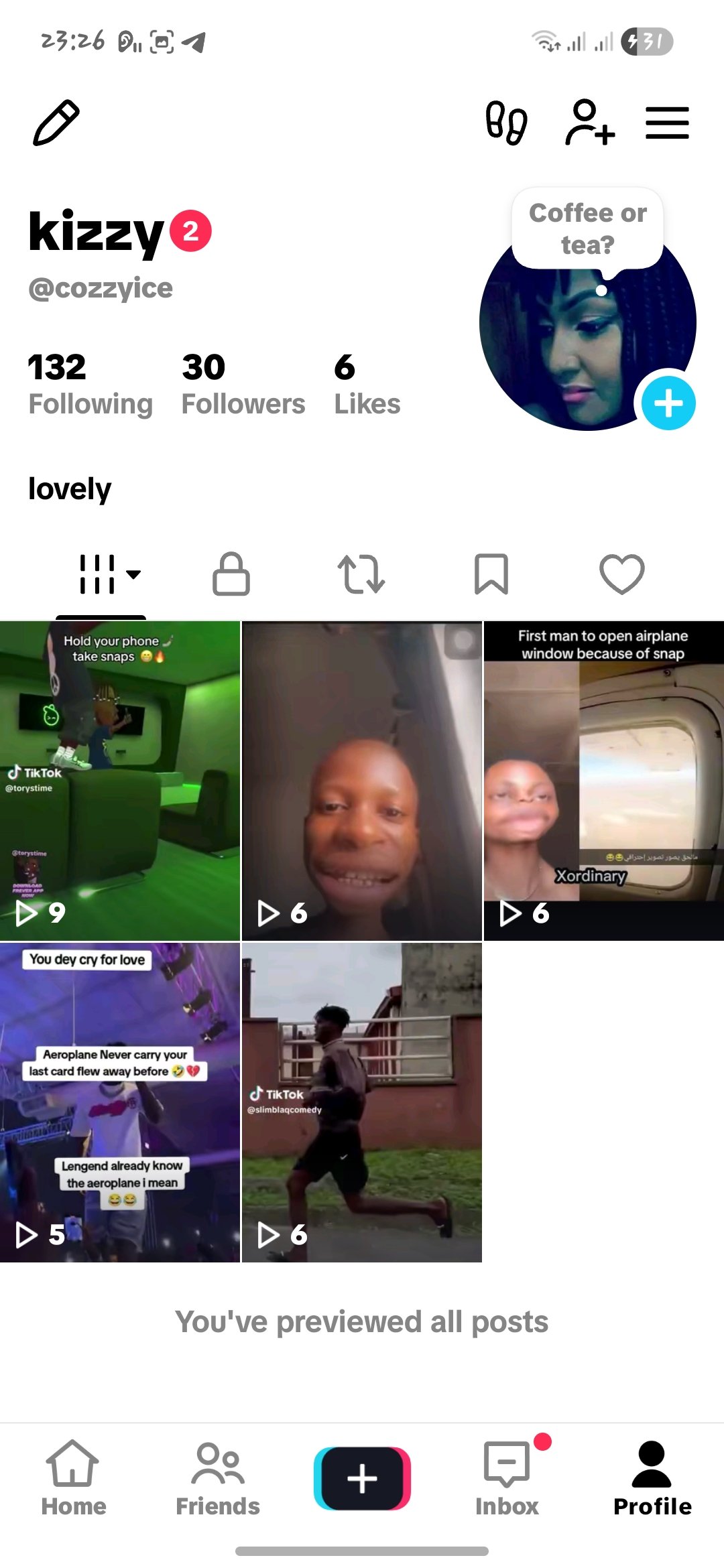 Social Media account screenshot — https://www.tiktok.com/@cozzyice?_r=1&_t=ZS-985mpF3aLeX