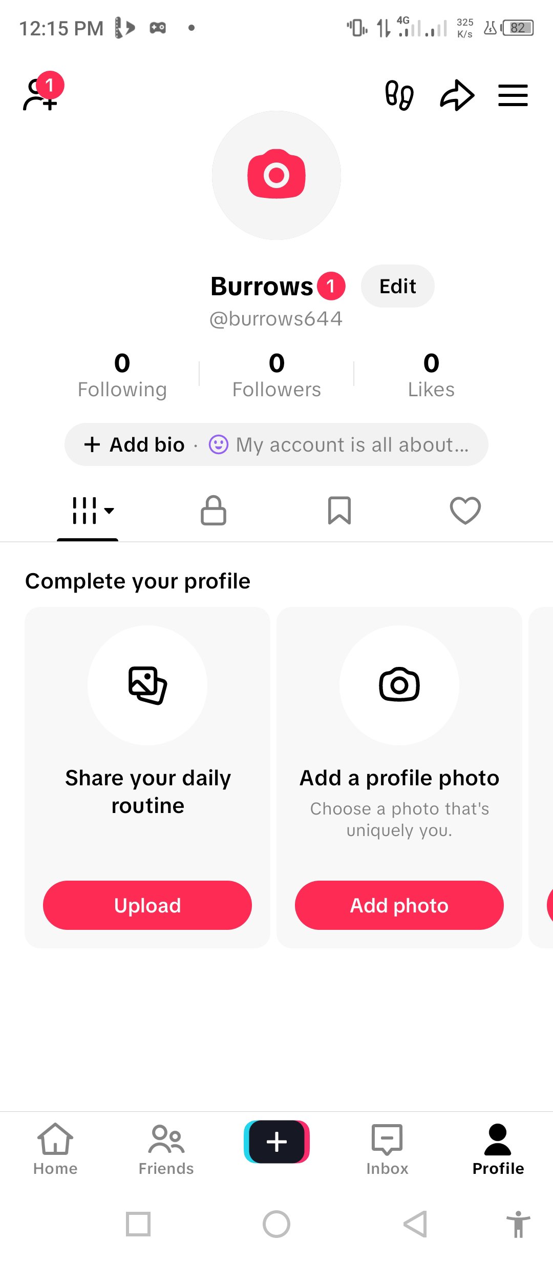 Social Media account screenshot — Burrows