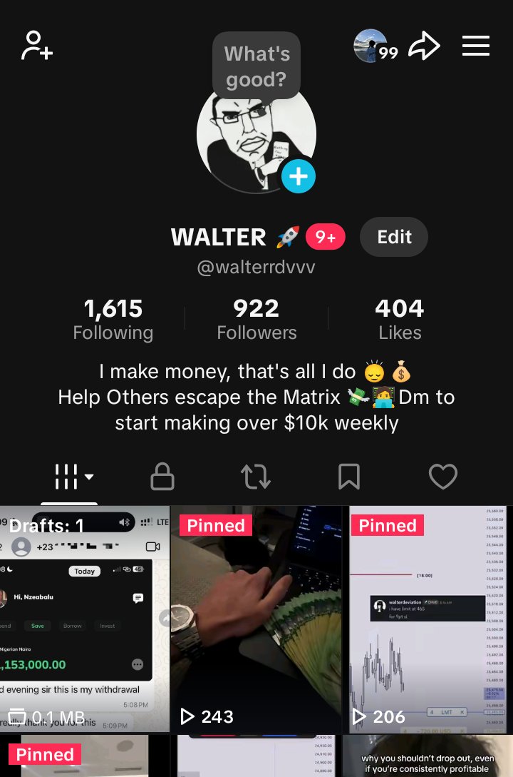 Social Media account screenshot — walterrdvvv