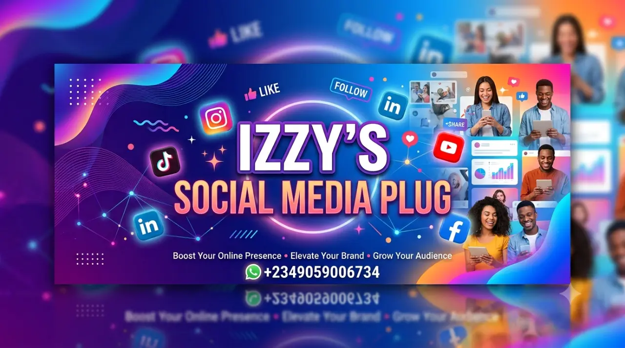 Social media account screenshot — Message me for social media accounts WhatsApp+2349059006734